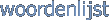 Woordenlijst